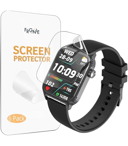 2x Film Protecteur Écran Dipos Pour Toobur 1.91 Zoll Smartwatch – TPU Transparent
