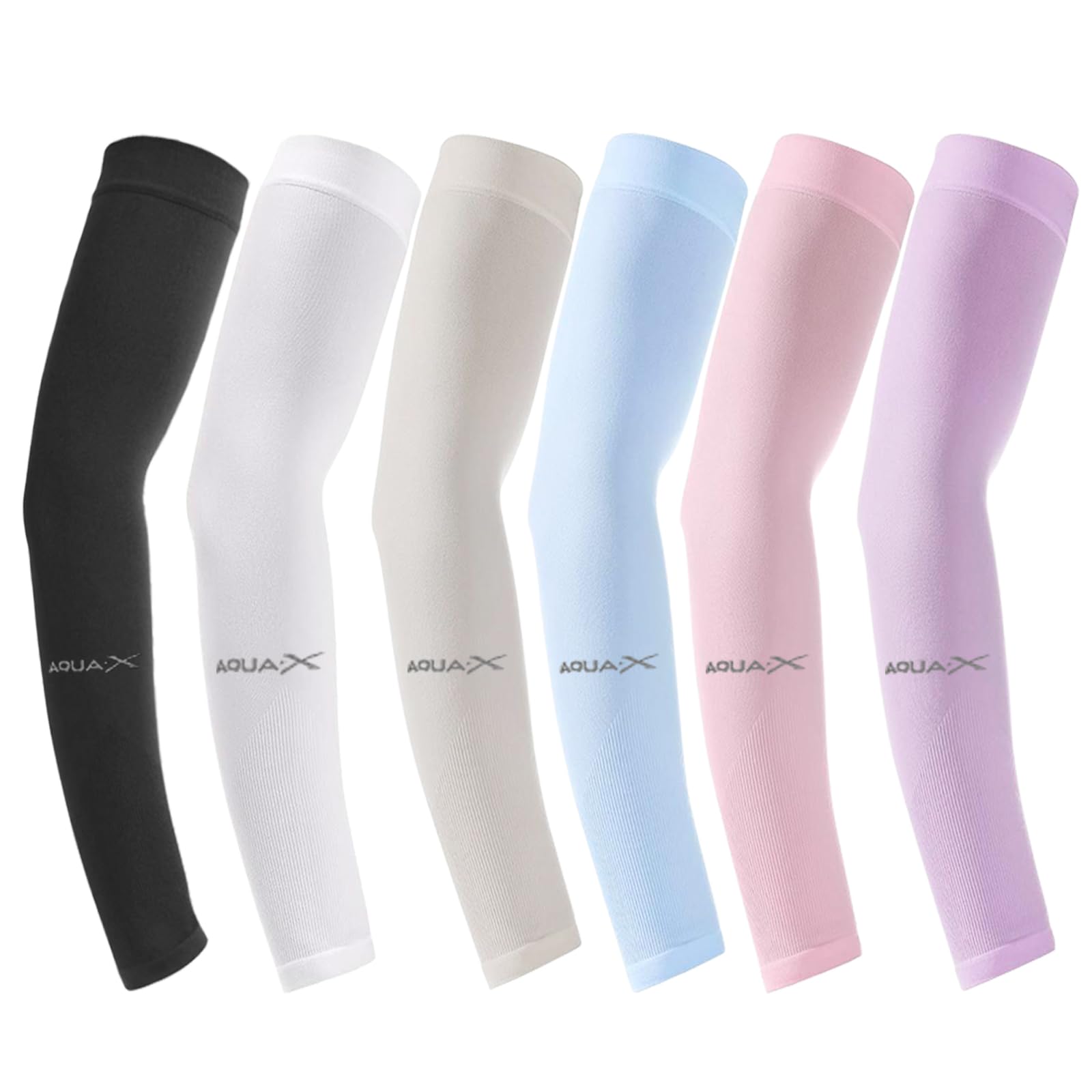 beister 3 Pairs UV Protection Cooling Arm Sleeves for Women Men, Long Sunblock Protective Cycling Arm Cover