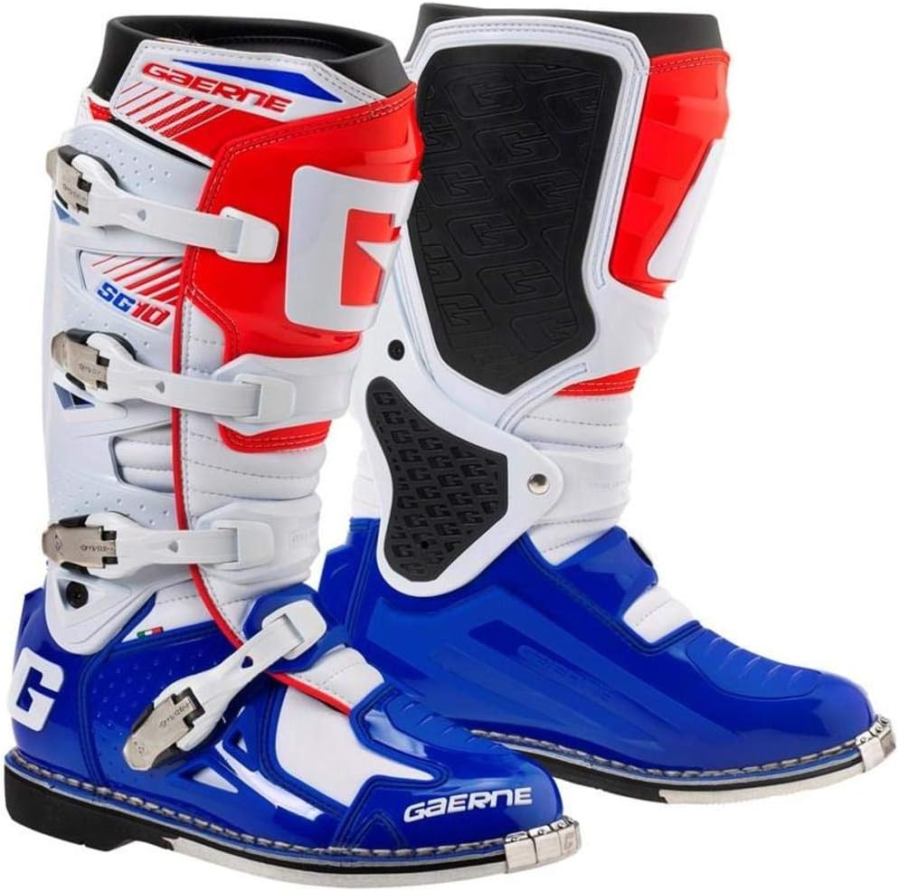 Gaerne 2190-026-010 SG-10 Boots (Red/White/Blue, 10)