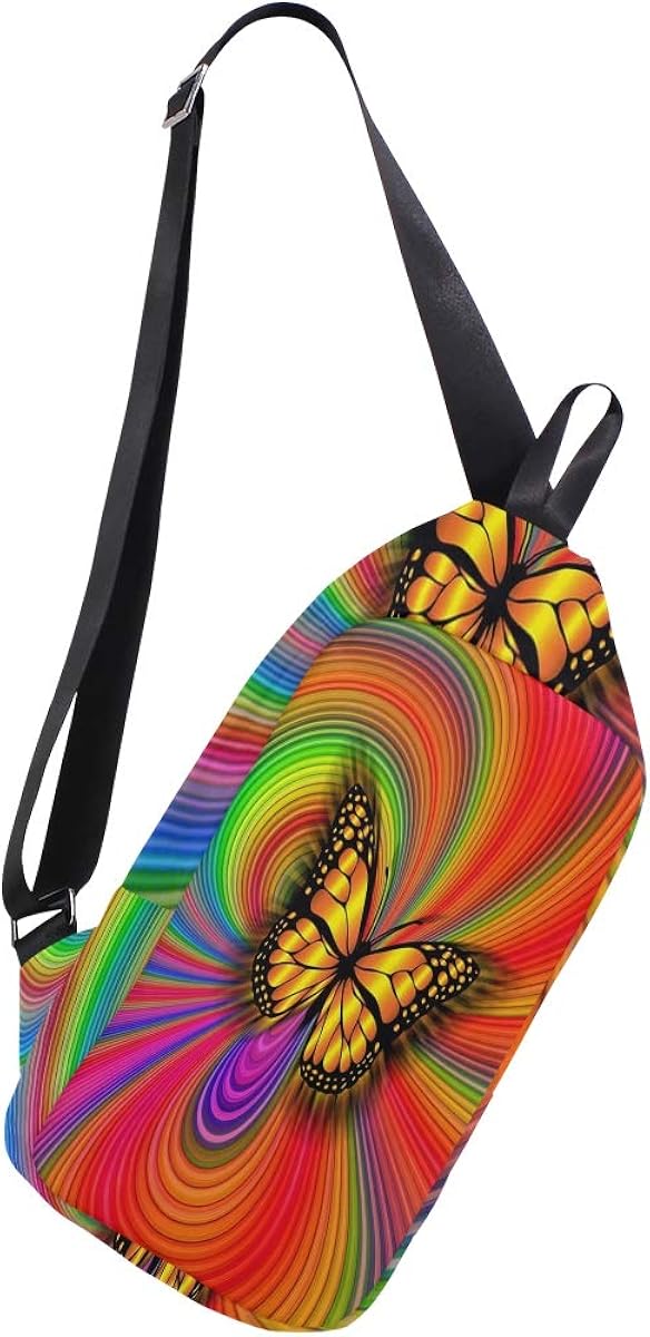 butterfly sling purse