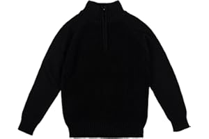 CozeeME Half Zip Long Sleeve Sweater Little Kid to Big Kid