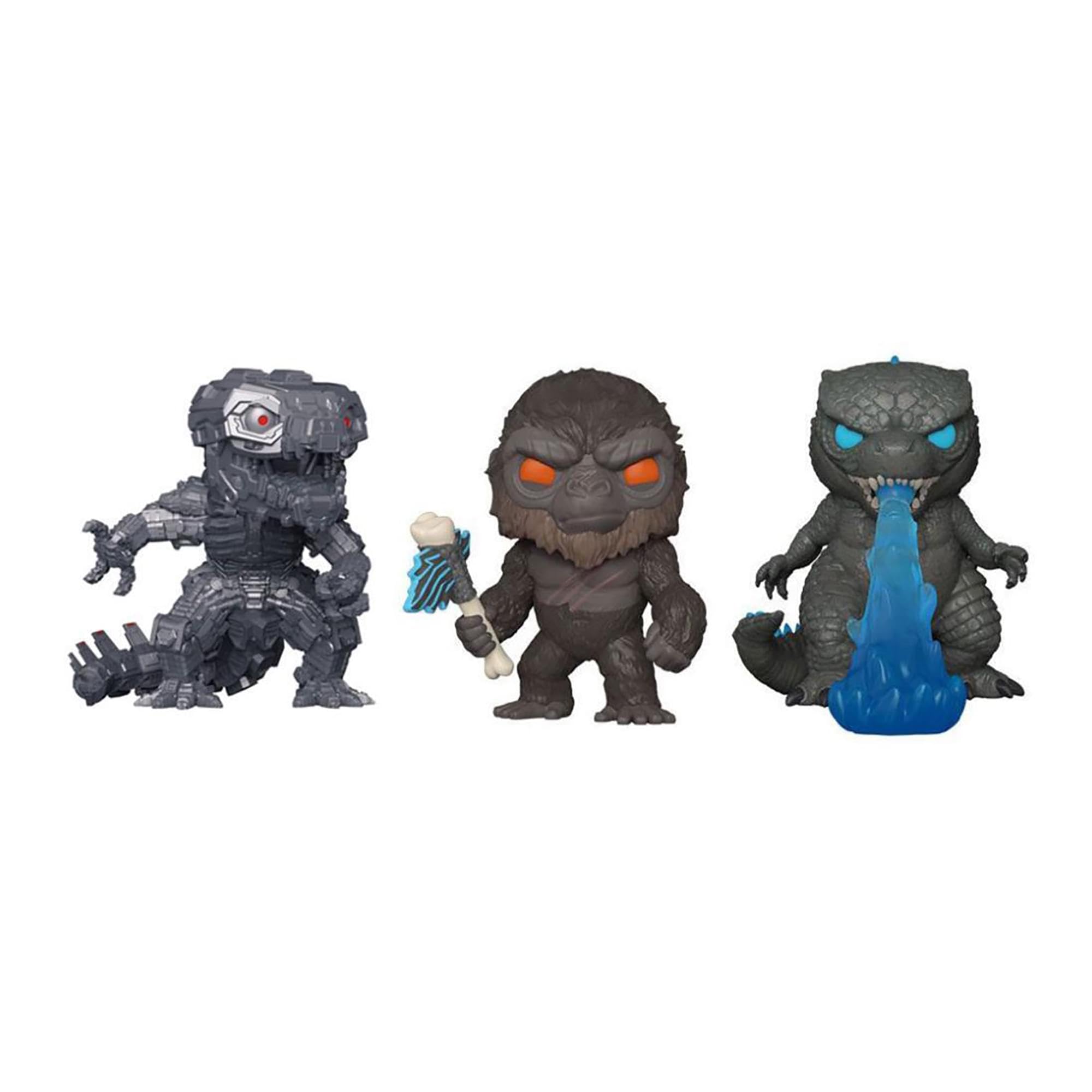 Funko Pop! Movies 60138 Gorilla vs Kong - Godzilla/Mechagodzilla/Kong (Special Edition) 3pk