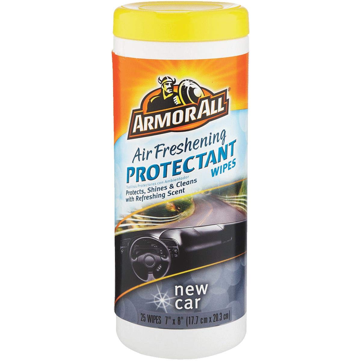 Armor All 78533 7" X 8" New Car Scent Protectant Wipes 25