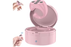 AGONAME Wireless Bluetooth Fingertip Remote Control Ring - Hands-Free Scrolling, App Page Turner for Phones & Tablets (Pink)