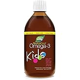 Nature's Way NutraSea Kids Omega 3 Supplement with Vitamin D3 – Supports Bone, Eye, Nerve Development – Helps Support Cogniti
