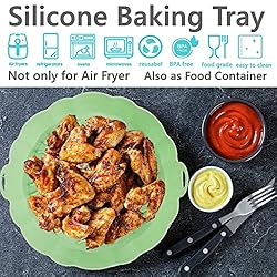 BTSHOW Air Fryer Silicone Liners 8 INCH 2