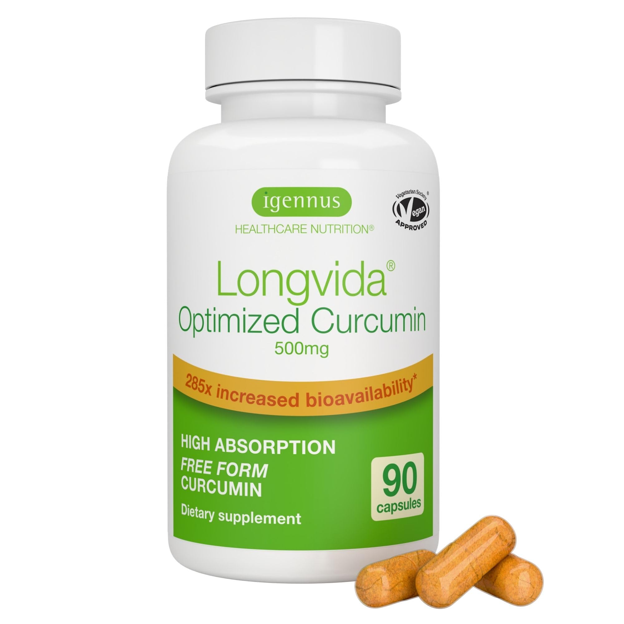 Longvida Optimized Curcumin 500 mg