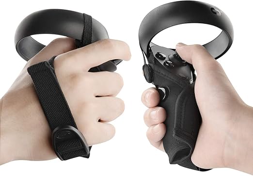Amazon Geekria コントローラカバー Oculus Quest Vr Rift S対応 洗える保護スリーブ Vrゲームヘッドセット コントローラー交換用 Oculusタッチコントローラープロテクター ブラック 1ペア 家電 カメラ オンライン通販