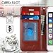 FYY Case for iPhone 6/6s, PU Leather Wallet Phone Case with Card Holder Flip Protective Cover [Kickstand Feature] [Wrist Strap] for Apple iPhone 6/6s 4.7