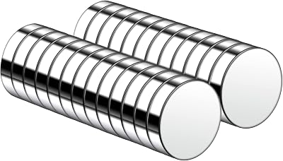 Wukong Fridge Magnets 25 Pieces Neodymium 15 x 3 mm Extra Strong