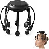 BERVASTO Head Massager Scalp Electric 3 Modes Stress | Head Massager Scalp Stress Relax Rechargeable Portable, Type-C, Head Scratcher for Stress Relax