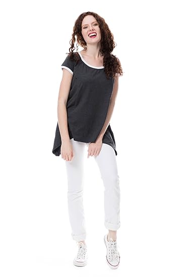 GoFuture Damen Umstandsshirt Stillshirt 3in1 Olympia GF2176