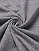 Coofandy Mens Short Sleeve Casual Striped Collar Slim Fit Polo Shirts Grey Large, Grey, Large
