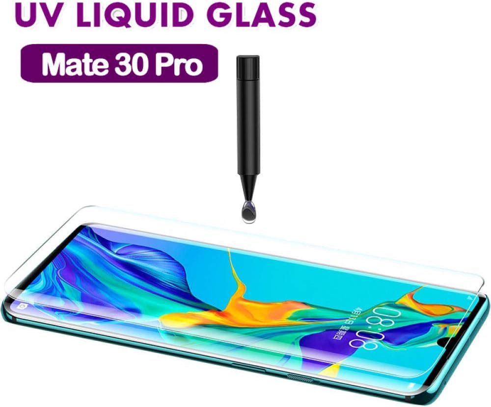 UV Full Glue Tempered Glass for Huawei Mate 30 Pro 5G Screen Protector UV Glass Film For Huawei P30 P20 Pro Mate 20-for Mate 30 Pro 5G