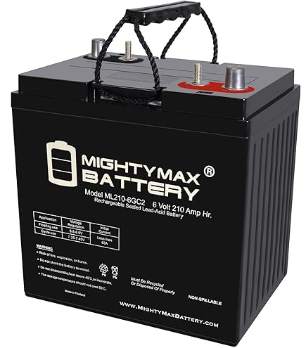 Amazon.com: Mighty Max Battery 6V 230AH Dual Terminal SLA