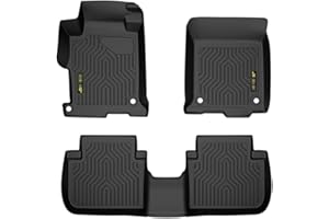 DOTCOM TPE Floor Mats Fit Honda Accord Sedans 2013 2014 2015 2016 2017, All Weather Custom Fit Full Cover Protection 1st & 2nd Row Truck Mats Cargo Liner Accessories,alfombras para carro 3PCS