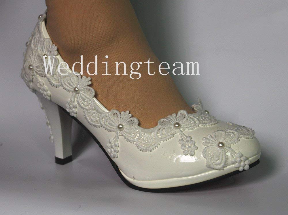 silver pumps size 5