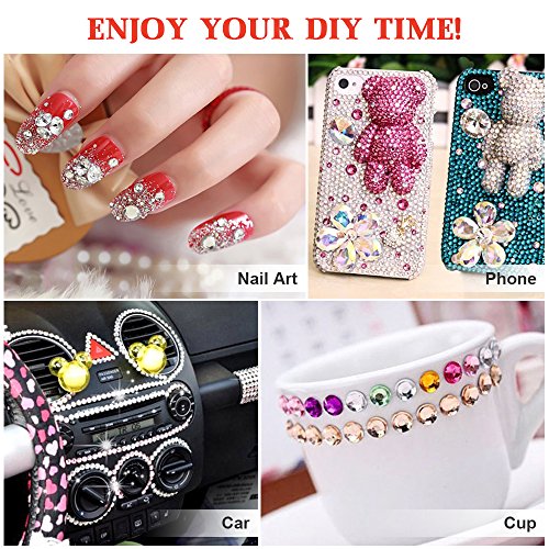 Rhinestone Stickers,Self-Adhesive Rhinestones,DIY Self Adhesive Gem Rhinestone Embellishment Stickers,Ideal for Face,Body,Carnival,Crafts&Embellishments (15 Sheets) - Thumbnail 4