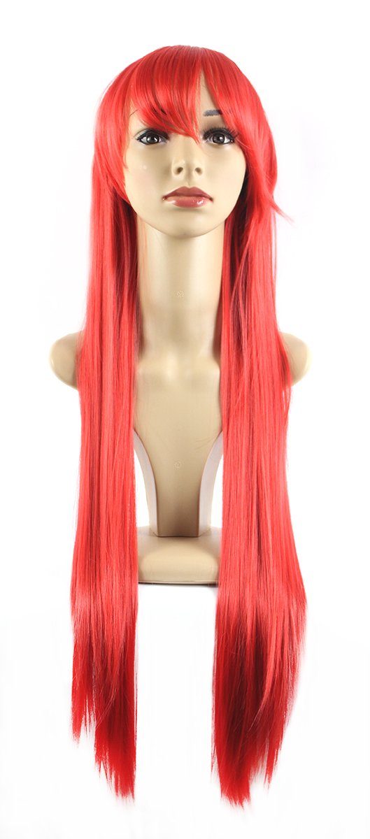 Xiaoyu Long Straight Hair Cosplay Costume Party Halloween Wigs - Red