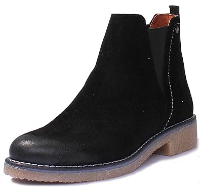 black chelsea boots womens suede