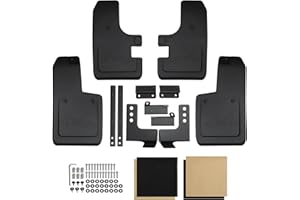 INFINAUTO Truck Mud Flaps Splash Guards for Ford Bronco 2021-2025 2/4-Door Front & Rear Wheel Fender Guards All Weather Mud G