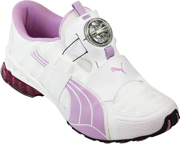 puma disc feminino preto e rosa
