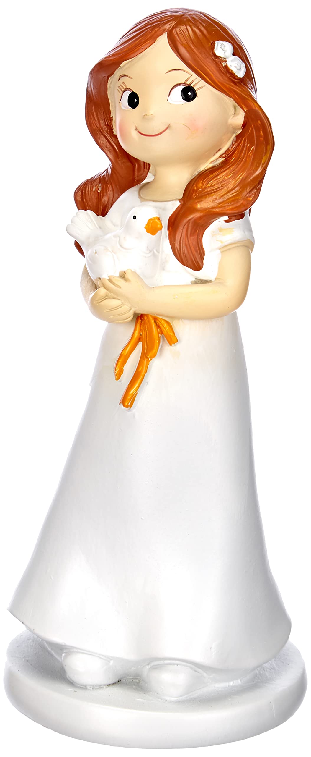 Mopec Y670.2 Communion Cake Topper, Girl With Dove, Pack of 1 Unit