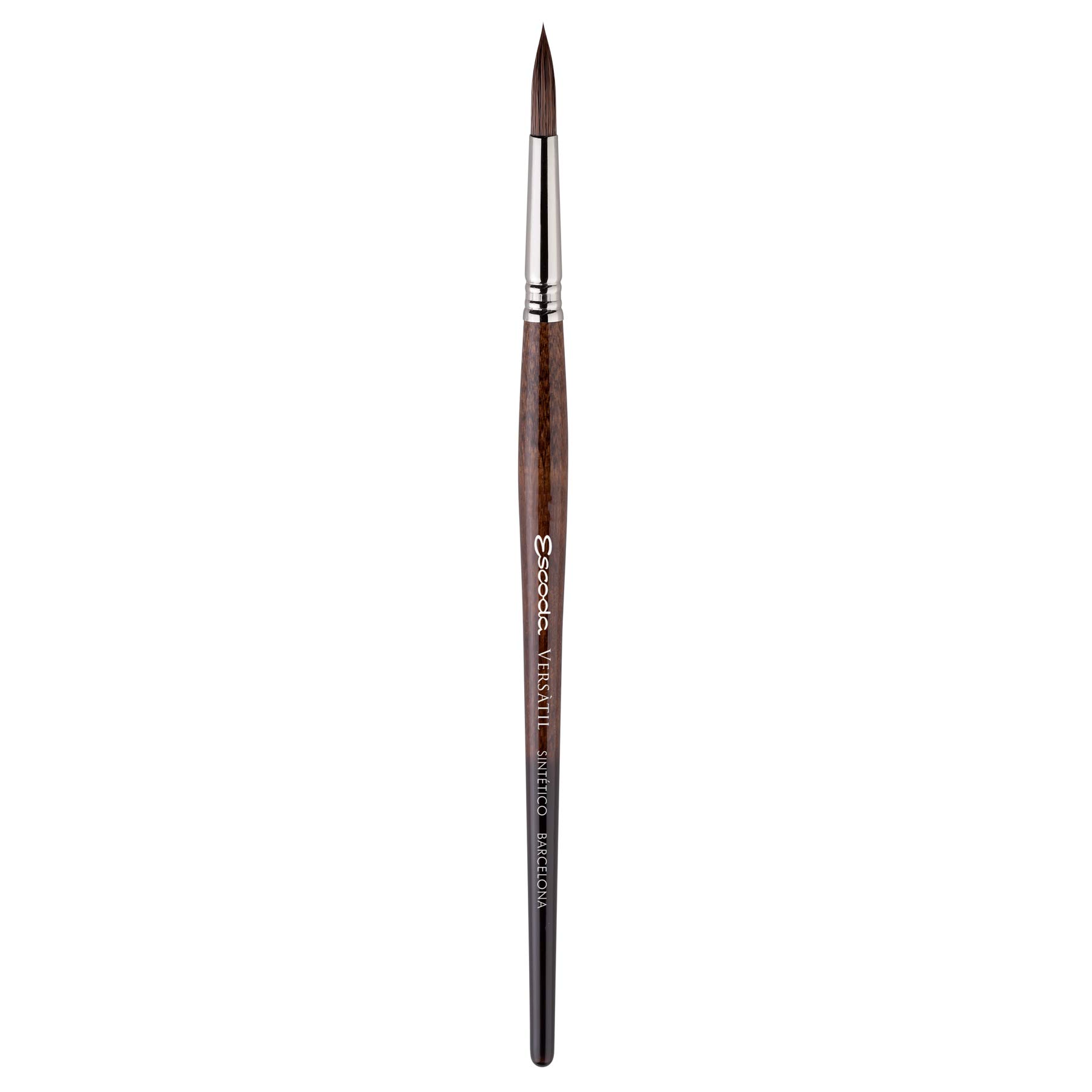 Photo 1 of Escoda Versatil 1540 Series Artist Watercolor and Acrylic Paint Brush, Short Handle, Pointed Round, Size 6