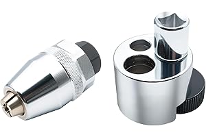 Dtructiew Bolt & Stud Extractor Kit (1/4"-3/4" / 6-19mm) for Broken, Rounded, Seized, Rusted Bolts - Damaged Stud Remover Tool Set