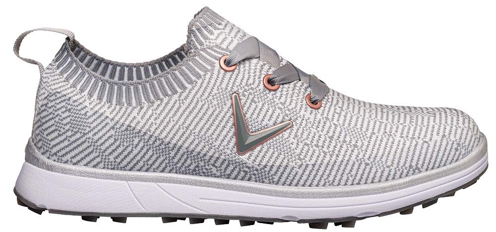 Callaway Women's W636 Solaire Golf Shoe, White Grey, 3 UK