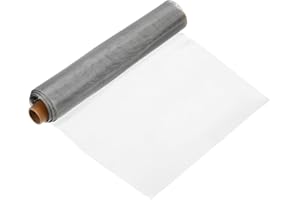 PATIKIL 304 Stainless Steel Wire Mesh Screen, 70 Mesh Woven Air Vent Filter Mesh Hard and Heat Resisting Hole Fill for Cage G