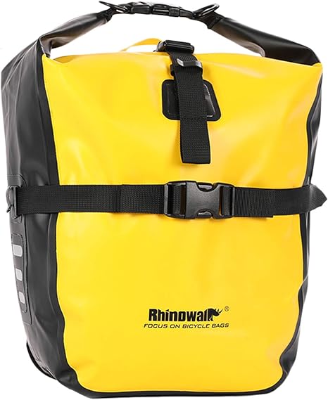 Baigio Borsa Per Bicicletta Impermeabile Borse Portapacchi Posteriore Bici Mtb Sacchetto Della Bicicletta Per Ciclismo E Viaggio Giallo Amazon It Sport E Tempo Libero