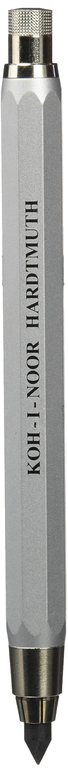 KOH-I-NOOR 5340 5.6mm Diameter Mechanical Clutch Lead Holder Pencil - Silver
