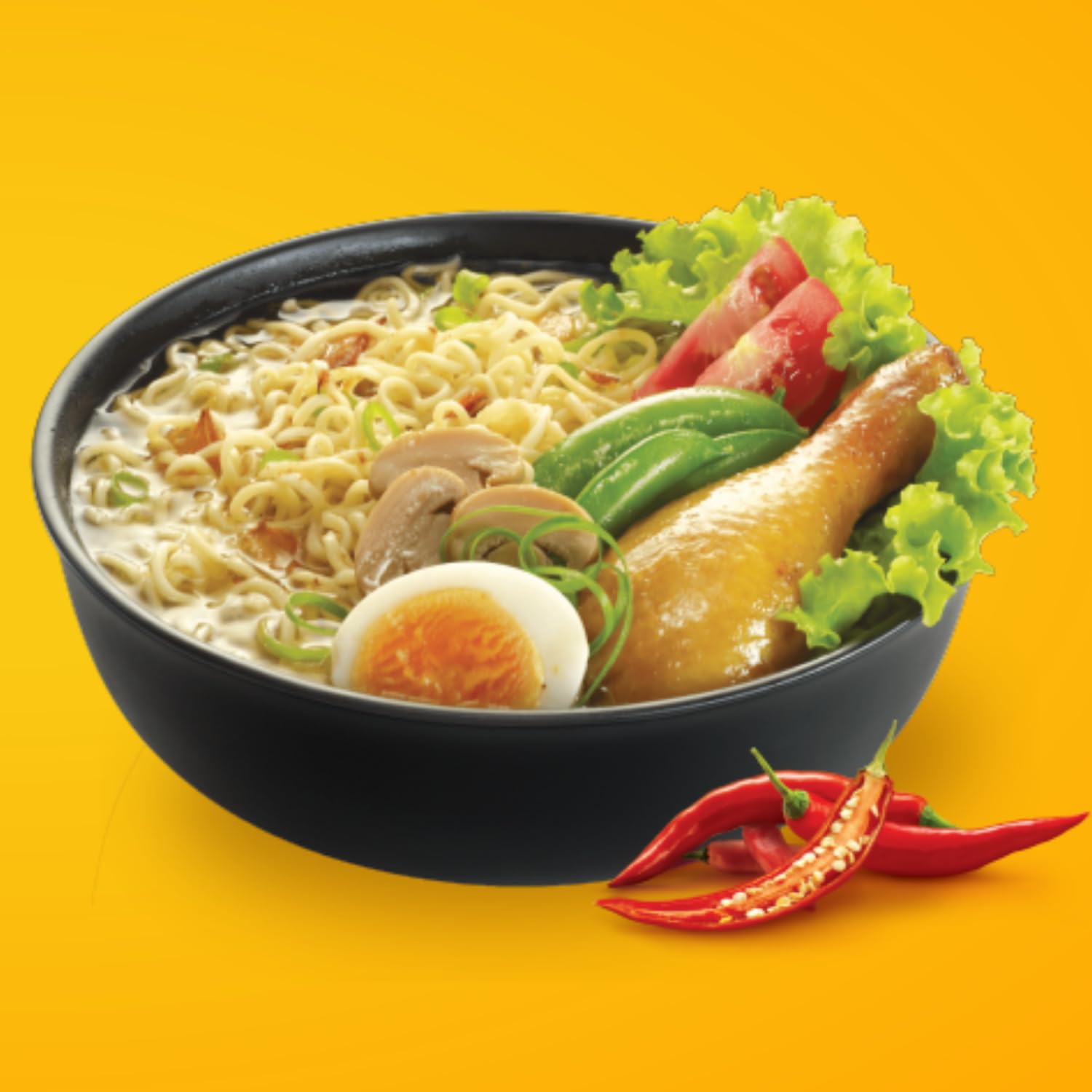 INDOMIE - Instant Nudeln Hühn Spezial 5-Pack - (1 X 5 X 75 GR) 2