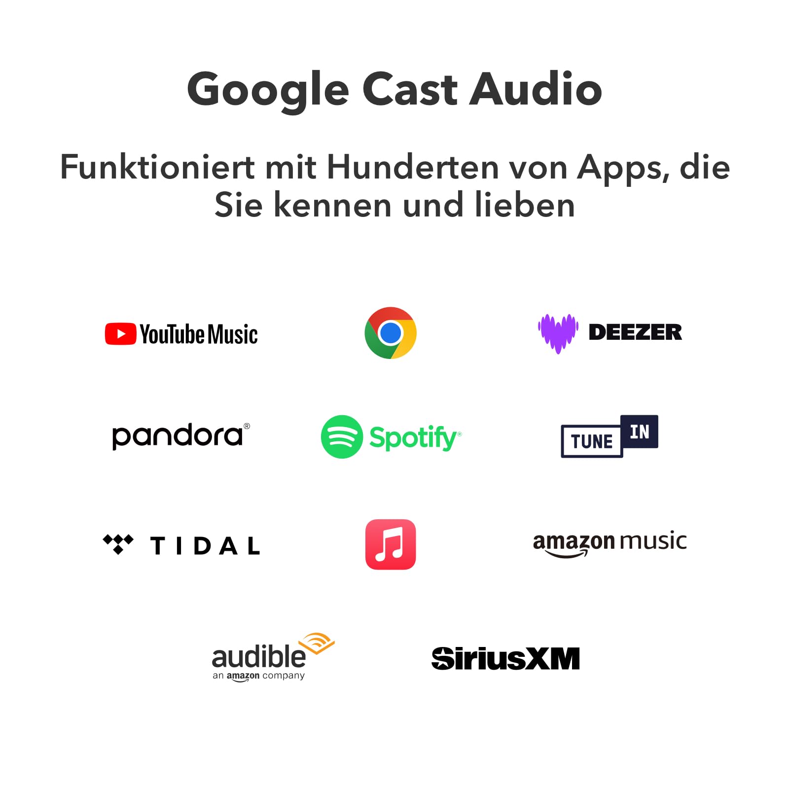 WiiM Pro AirPlay 2 Receiver, Chromecast Audio, WiFi Multiroom Streamer, funktioniert mit Alexa, Siri und Google Assistant, streamt Hi-Res Audio von Spotify, Amazon Music, Tidal und mehr Bluetooth 4