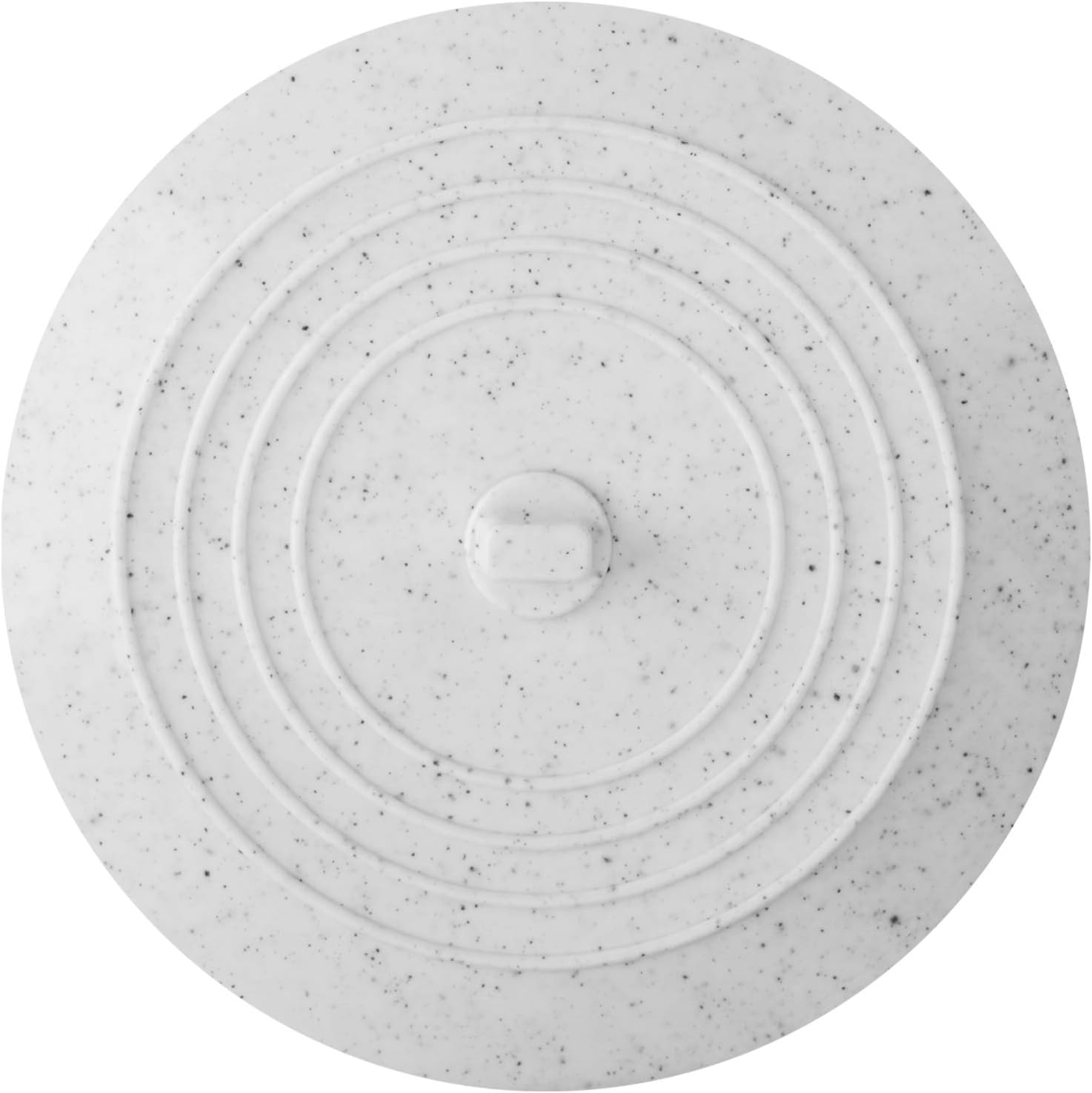 Cuttte Silicone Bathtub Stopper, 6 Inches Large Drain Stopper, Flat Suction Drain Cover, Tub Stopper Drain Plug for Kitchen, Bathtub and Laundry (Gray dot): Kitchen & Dining