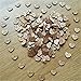 500pcs Rustic Wooden Love Heart Wedding Table Scatter Decoration Crafts(Update Version)