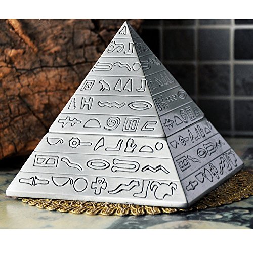 Ashtray Elegant Ashtray Retro Pyramid Ashtray with Lid,Self-Extinguishing Ashtray, Unique Gifts or Home Decorative Art