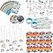 RBBZ party Unicorn Party Favors Unicorn Birthday Party Supplies Large Bundle Includes Favors Box / Bag for 12 kids