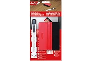d-c-fix wallpaper application tool - vinyl wrap kit for peel and stick adhesive contact paper window film glass tint squeegee scraper cutter smoothing applicator