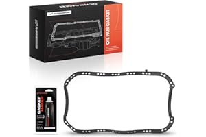 A-Premium 1.6L 1.7L Engine Oil Pan Gasket Set, with Gasket Maker, Compatible with Honda Civic 1996-2005, Civic del Sol 1996-1