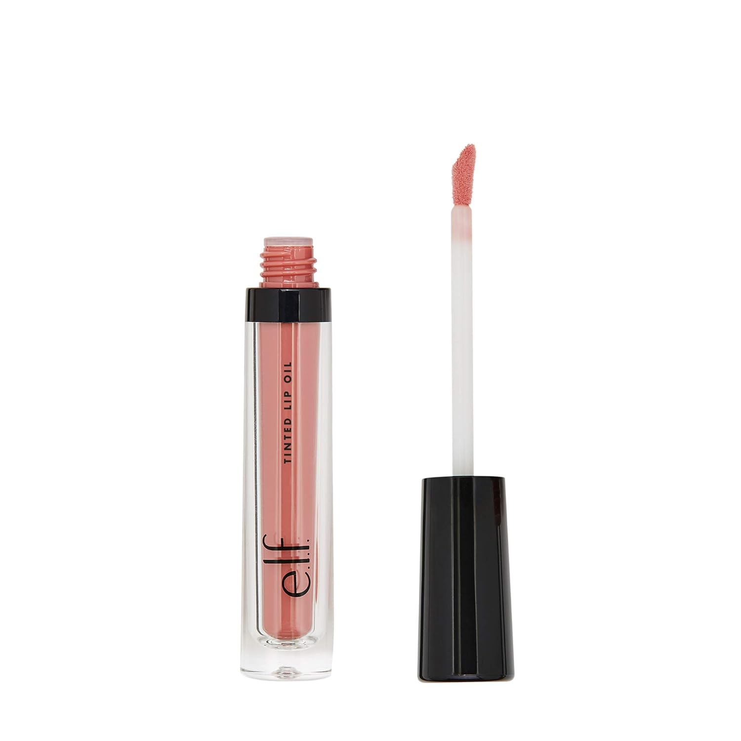 e.l.f. Cosmetics Tinted Lip Oil Hydrating Lip Gloss, Nude Kiss, 0.10 Ounce, Nude Kiss, 0.10 Fl Ounce