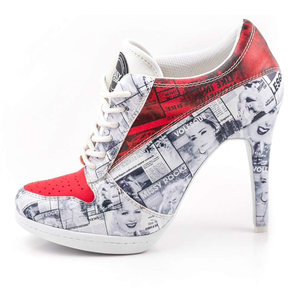 missy rockz sneaker high heels