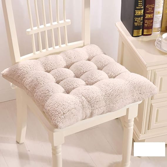Espesar Panel De Silla Cojín De Asiento con Corbatas,Suave Comodidad
