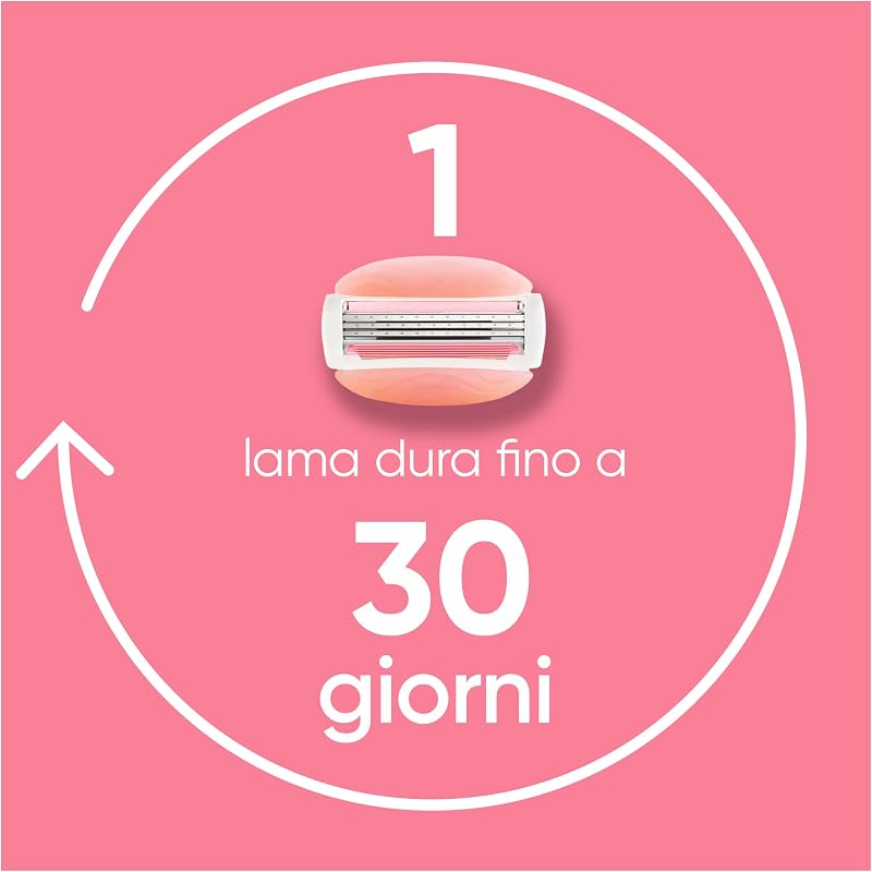 Comfortglide Spa Breeze Ricariche per Rasoio da Donna Venus, Confezione da 10, 3 Lame Incorporate, per una Rasatura Liscia e Profonda Che Dura