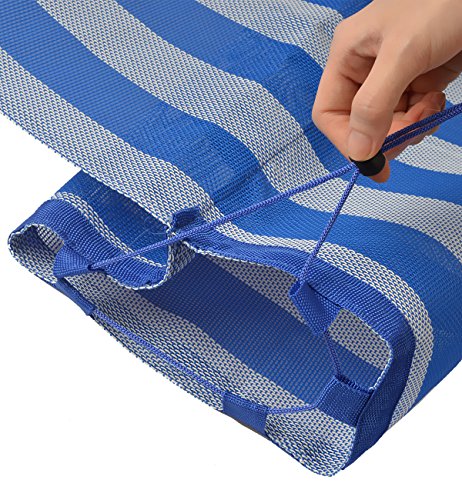 Kayla Water Floating Hammock Portable Swimming Pool Mat Inflatable Pool Lunger Float Hammock Pool Air Mat Pool Float Recliner with Inflatable Rafts Green (Green)