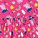 Peppa Pig Dress | Rainbow Beach Girls Dress | Skater Dresses for Girls | Size 4 Pink