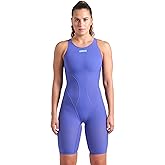 Arena Womens Powerskin Impulso Open Back Competition Racing Swimsuit Full Body Short Leg Tech Suit