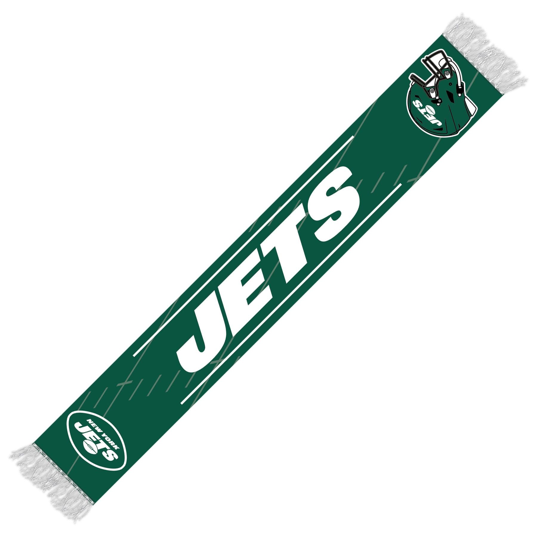 Great Branding NFL Scarf New York Jets Fan Scarf HD Knitted Jaquard