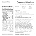 Augason Farms Cream of Chicken Chicken Flavored Soup Mix 3 lbs 3 oz No. 10 Can